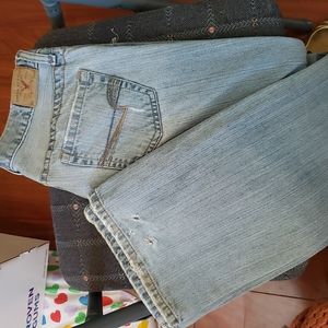 American eagle distressed flares size 4